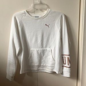 White/Gold Puma Pull Over